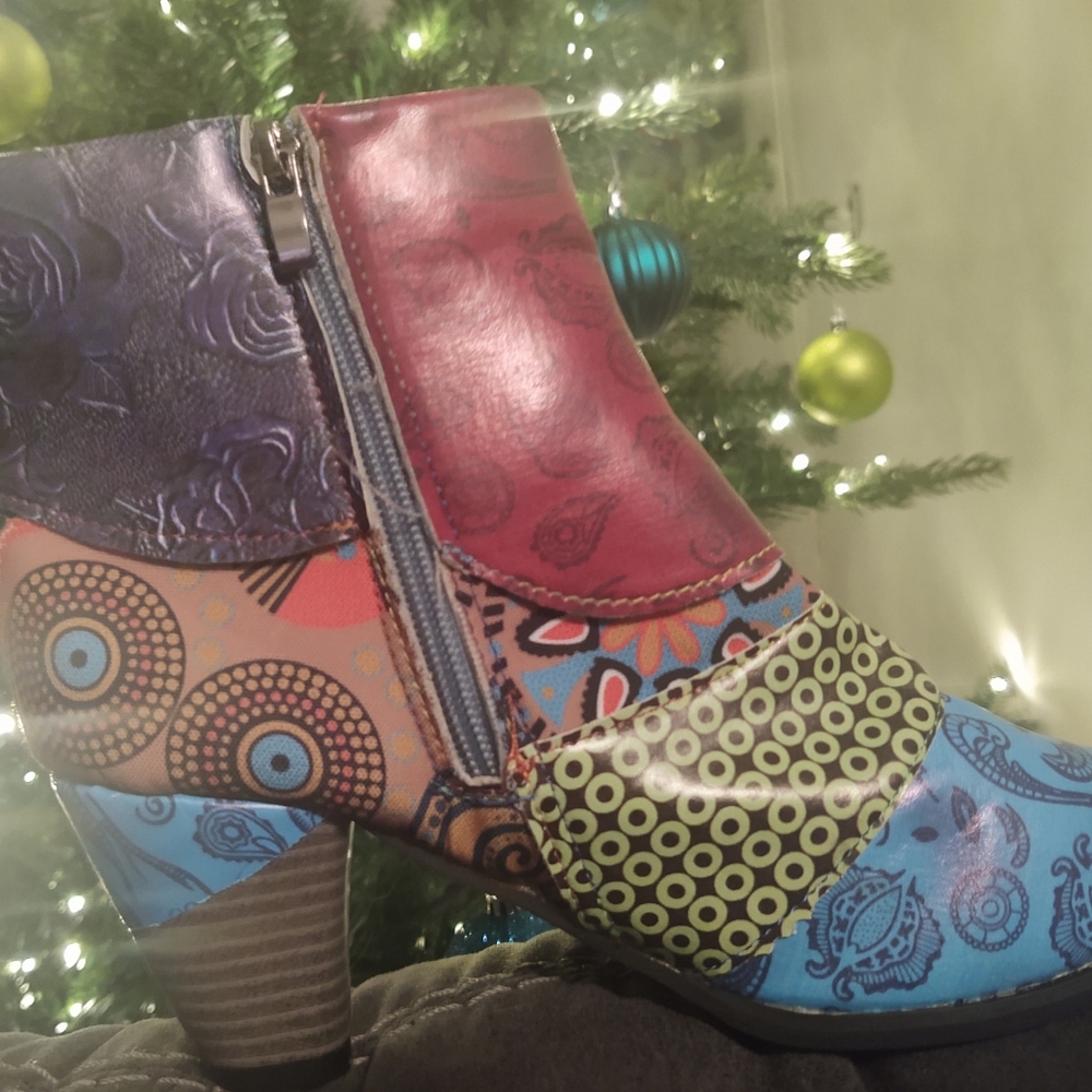 Multi Color/ Pattern Ankle Boots - image 3